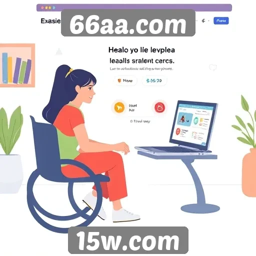 Acessibilidade e usabilidade no site 66aa.com